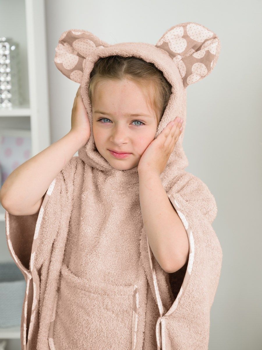 снимок Пончо "ЛАСКОВЫЙ МЫШОНОК" бежевое от магазина BIO-TEXTILES ОПТ