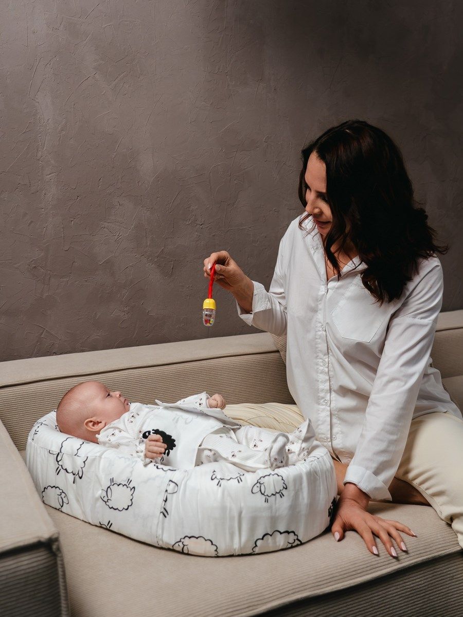 снимок Подушка c эффектом памяти «Baby-Люлька» овечки от магазина BIO-TEXTILES ОПТ
