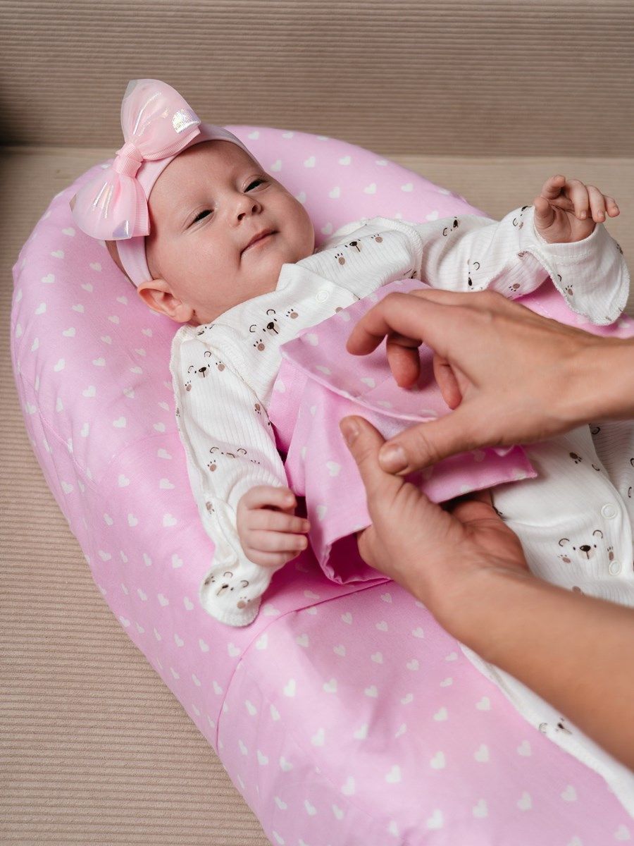 снимок Подушка c эффектом памяти «Baby-Люлька» сердечки от магазина BIO-TEXTILES ОПТ