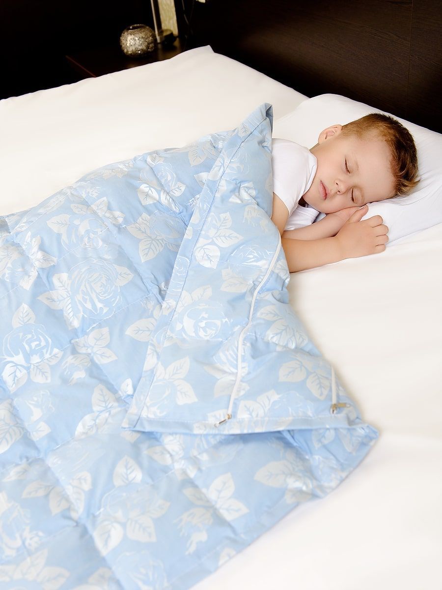снимок Детское утяжеленное одеяло с лузгой гречихи (регулируемое) от магазина BIO-TEXTILES ОПТ