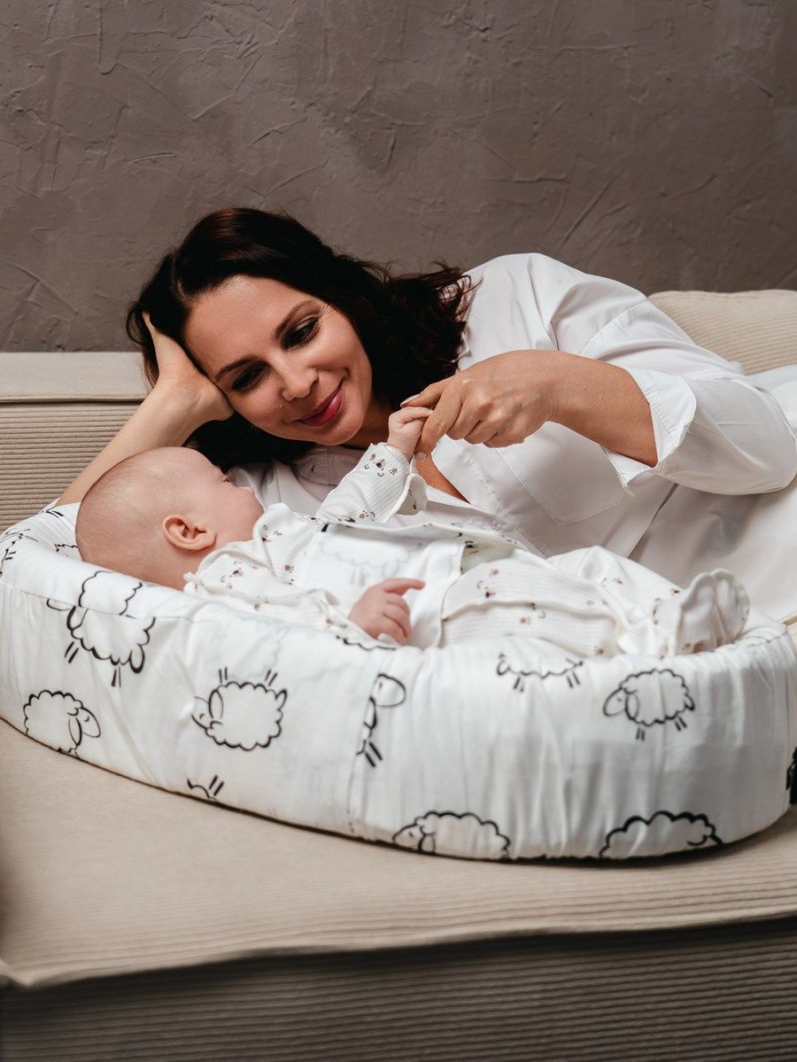 снимок Подушка c эффектом памяти «Baby-Люлька» овечки от магазина BIO-TEXTILES ОПТ