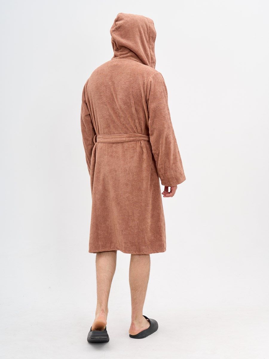 снимок Халат махровый с капюшоном, мокко от магазина BIO-TEXTILES ОПТ