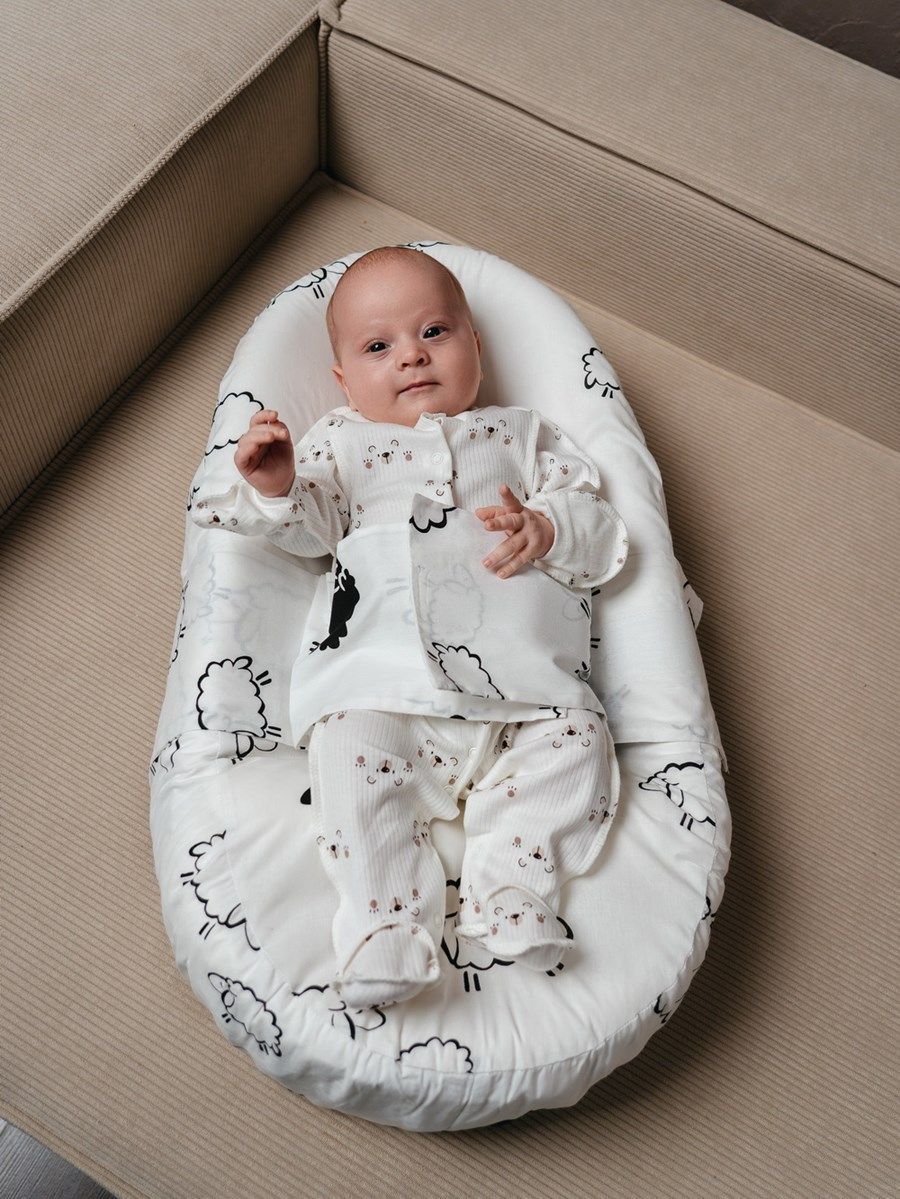 снимок Подушка c эффектом памяти «Baby-Люлька» овечки от магазина BIO-TEXTILES ОПТ