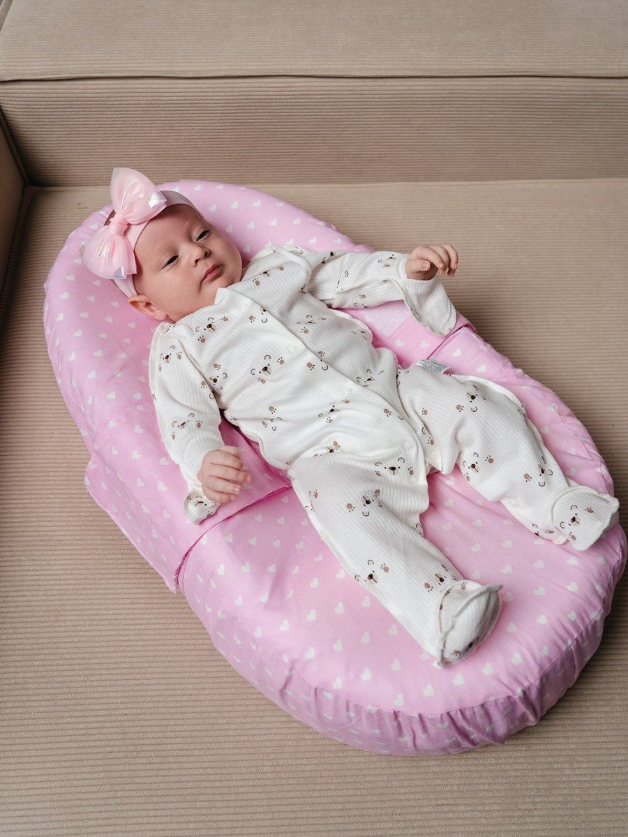 снимок Подушка c эффектом памяти «Baby-Люлька» сердечки от магазина BIO-TEXTILES ОПТ